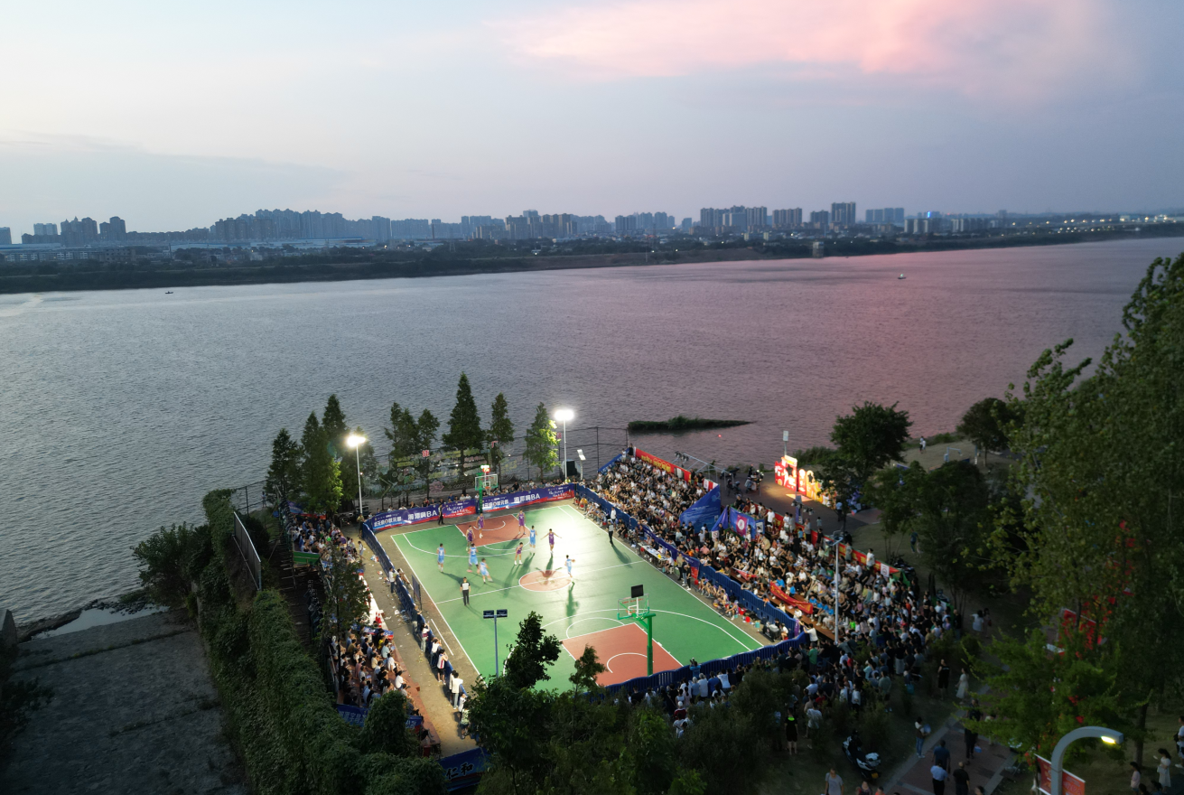 湖南湘潭县：“嗨BA”正燃 更见赛事与城市共舞(图1)